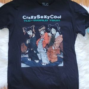 TLC Crazy Sexy Cool World Tour Black T Shirt